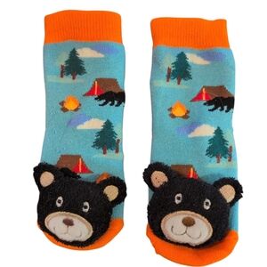 MESSY MOOSE Baby Toddler Socks Bears And Campfires